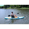 Solstice Watersports 10'6" Rambler Inflatable Stand-Up Paddleboard/Kayak 2-In-1 Kit w/Seat  Convertible Paddle - Orange