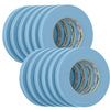 FrogTape CP 250 Medium-High Adhesion Masking Tape - 18MM x 55M x 12-Pack - Light Blue - Rated f/250F