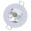 Lumitec Illusion Flush Mount LED Down Light - Warm White - Dimming - White Housing - Chrome Reflector