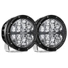 RIGID Industries 360-Series RGBW 6" Offroad Lamp Spot Beam w/RGBW Backlight Pods - Set of 2