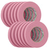 FrogTape CP 325 Medium-High Adhesion Masking Tape - 18MM x 55M x 12-Pack - Pink - Rated f/325F