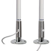 Scout 4' White VHF Antenna 3dB Stainless Steel Ferule w/5M RG-58 Includes PL-259