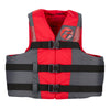 Full Throttle Adult Nylon Life Jacket - 2X/4X - Red/Black