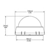 Ritchie XP-98W X-Port Tactician Compass - Surface Mount - White