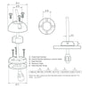 Scanstrut DS21A-P Vertical Cable Seal