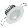 Lumitec Mirage - Flush Mount Down Light - Glass Finish/No Bezel - 4-Color Red/Blue/Purple Non Dimming w/White Dimming