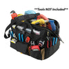 CLC 1535 Tool Bag w/ Top-Side Plastic Parts Tray - 18"