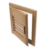 Whitecap Teak Louvered Door & Frame - Right Hand - 12" x 12"