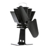 Ecofan Original Heat Powered Stove Fan - Black Blade