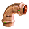 Viega ProPress 1/2" - 90 Copper Elbow - Double Press Connection - Smart Connect Technology