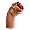 Viega ProPress 1/2" - 45 Copper Elbow - Street/Press Connection