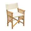 Whitecap Directors Chair II w/Cream Cushion - Teak