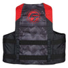 Full Throttle Adult Nylon Life Jacket - S/M - Red/Black