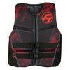 Full Throttle Mens Rapid-Dry Flex-Back Life Jacket - 2XL - Black/Red