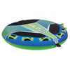 Full Throttle Wild Wake Shocker Towable Tube - 3 Rider - Blue