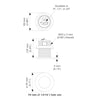 Airmar B75HW High Wide Chirp Transducer - 12 Degree Deadrise, 600W Thru Hull