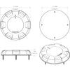 Lumitec Aurora LED Dome Light - White Finish - White Dimming