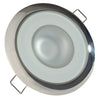 Lumitec Mirage - Flush Mount Down Light - Glass Finish/Polished SS Bezel - 3-Color Red/Blue Non-Dimming w/White Dimming