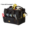 CLC 1533 Tool Bag w/Top-Side Plastic Parts Tray - 12"