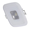 Lumitec Square Mirage Down Light - Spectrum RGBW Dimming - White Bezel