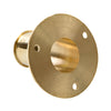 Whitecap Top-Mounted Flag Pole Socket Polished Brass - 1" ID