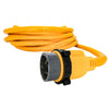 Camco 50 Amp Power Grip Marine Extension Cord - 50' M-Locking/F-Locking Adapter