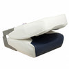 Springfield High Back Multi-Color Folding Seat - White/Blue