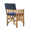 Whitecap Director's Chair II w/Navy Cushion - Teak