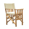 Whitecap Director's Chair II w/Cream Cushion - Teak