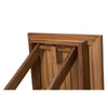 Whitecap Folding Slat Table - Teak