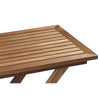 Whitecap Folding Slat Table - Teak