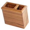 Whitecap Square Toothbrush Holder (Oiled) - Teak