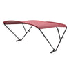 SureShade Power Bimini - Black Anodized Frame - Burgandy Fabric