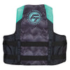 Full Throttle Adult Nylon Life Jacket - 2XL/4XL - Aqua/Black