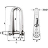 Wichard Key Pin Shackle - Diameter 5mm - 3/16"