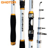 Ghotda 2.1M -3.6M Hard FRP Carbon Fiber Telescopic Fishing Rod