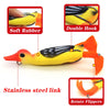 Proleurre 1Pc Double Propeller Flipper Duck Fishing Lure