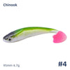 Chinook 3d Soft Paddle Shad Bait 90mm/4.7g 5Pcs