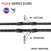 MADMOUSE Game Jigger Spinning/Casting Rod 1.98M 2PC