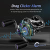 SoloKing GKA200 Pro BFS Baitcasting Reel 7.1/8.1 Ratio 9KG Max Drag 6+1 BB Drag Clicker Double Spool