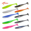 Hexakill T-Tail Shad Bait 5cm/7cm/9cm/12cm 3-34Pcs