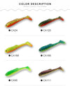 ESFISHING Rocah T-Tail Shad 57mm 12pcs