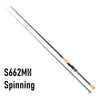 Ace Hawk Angel Wing Series Carbon 2PC Spinning/Casting Rod 1.98m/2.13m Fast MH