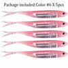 THKFISH Soft Plastic Minnow Jerkbait 100mm/3.9g 5Pcs