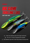 Noeby Big Game Saltwater Trolling Minnow 3pcs 120mm/140mm/160mm