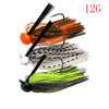 JonStar 3pcs/lot 12G/16G Finesse Weedless Skirted Jig