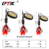 FTK Inline Spinner Bait 7.5g 12g 17.5g 1PC