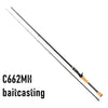 Ace Hawk Angel Wing Series Carbon 2PC Spinning/Casting Rod 1.98m/2.13m Fast MH