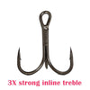 GREENSPIDER 3X Strength Treble Hook 10pcs/Pack 1/2/4/6/8#