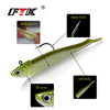 FTK 5g 12g 25g Soft Plastic Minnow with Jig Head 9cm 12cm